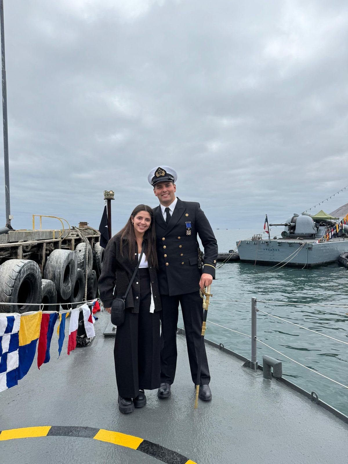 Ceremonia a bordo