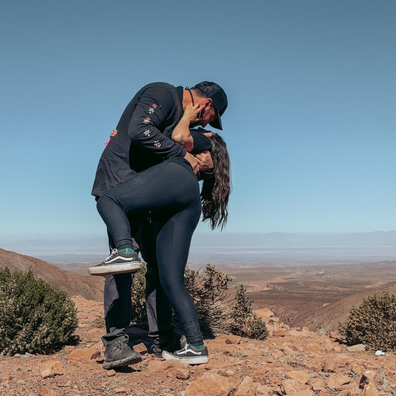 Un beso en la cumbre